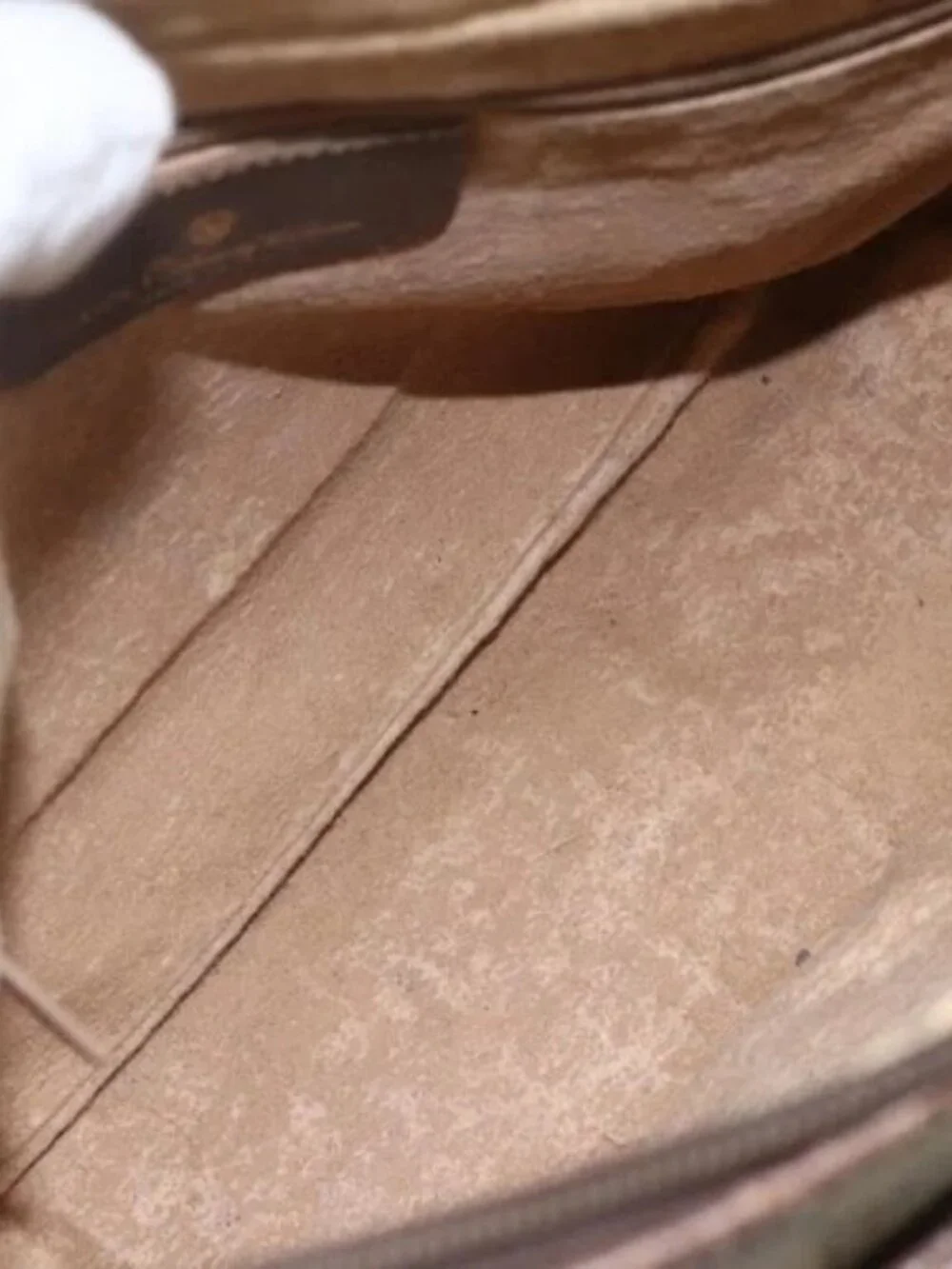 GUCCI GG Supreme Web Sherry Line Bag PVC Beige Gold 89 02 077 Auth 165219 - Picture 12 of 16